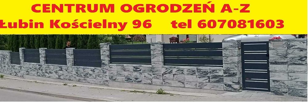 Bloczki ogrodzeniowe / płot / Joniec Kost-bet / Konekt / Styrobud