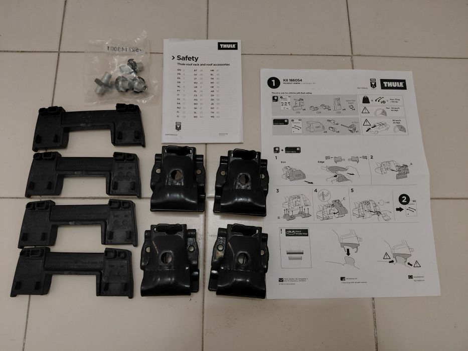 Kit de Fixação Thule 186054: Peugeot 308 SW (2014 a 2021)