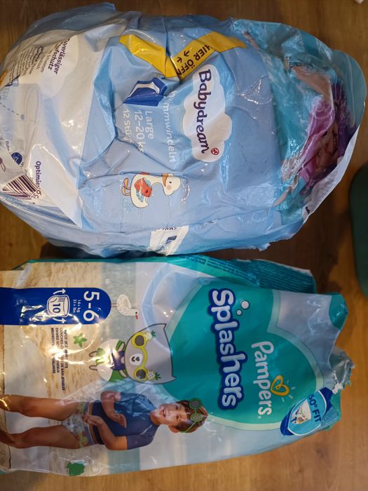 Pieluszki do pływania 15 sztuk pampers babydream