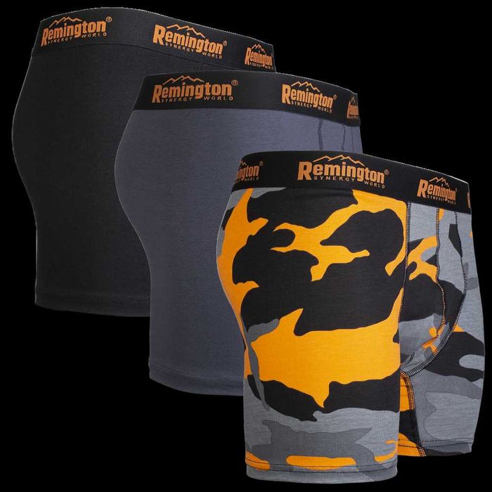 Чоловічі боксери Remington, комплект 3 шт., сірий мікс