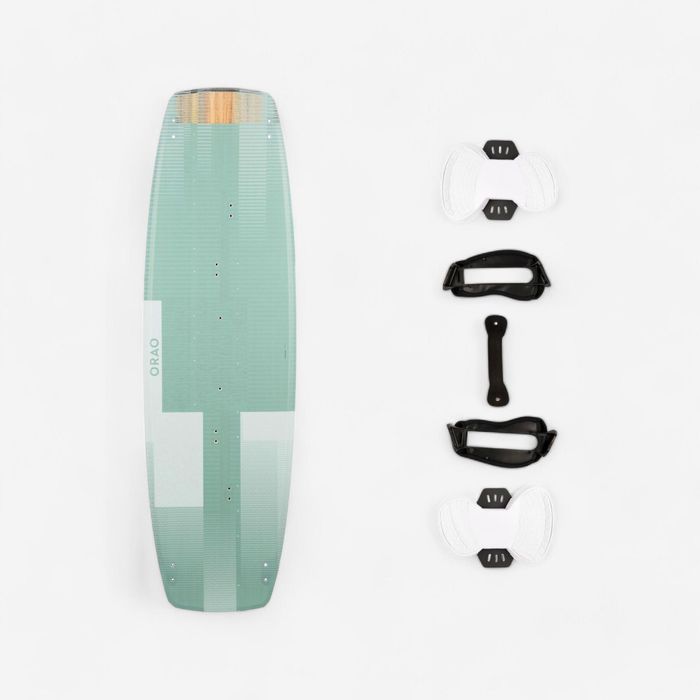Prancha Twintip carbono de Kitesurf 132 x 39 cm (Pads e Straps