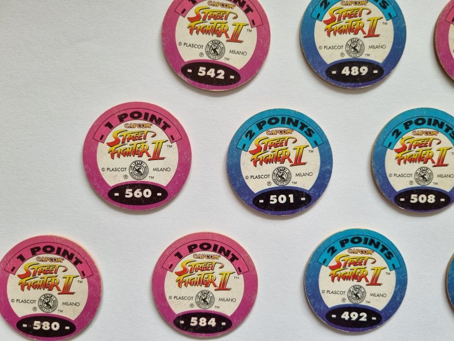 Żetony Street Fighter tazo tazos