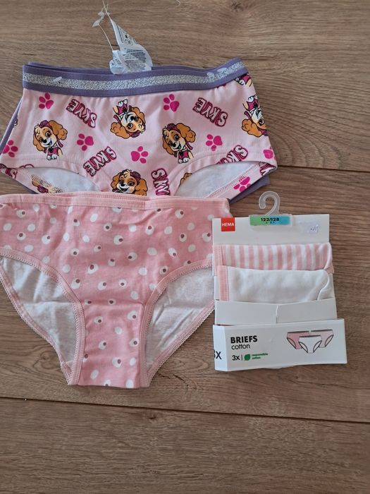 Figi na dziewczynkę 6 sztuk psi patrol