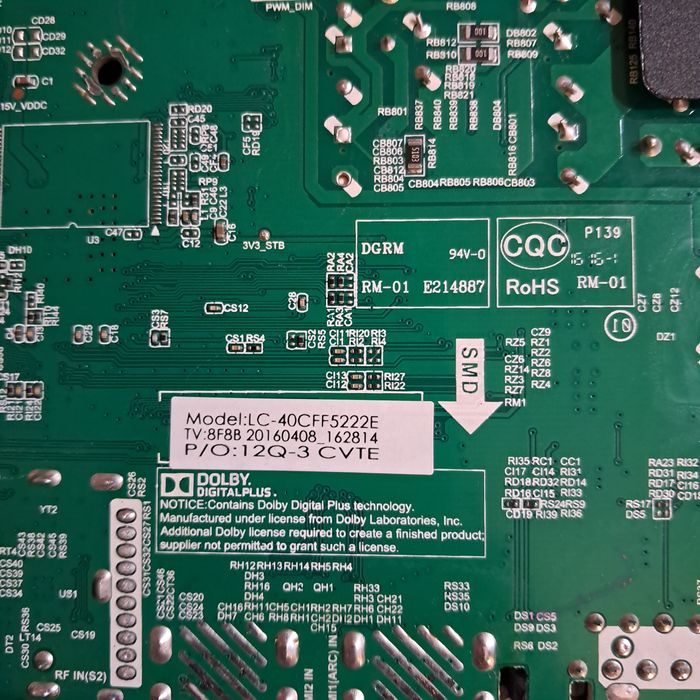 Плата телевізора SHARP