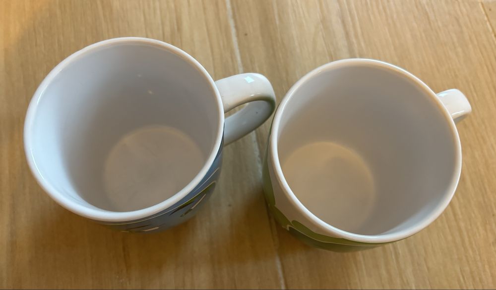 Conjunto 2 Canecas do Lidl, coleção “Guardiões da Terra”