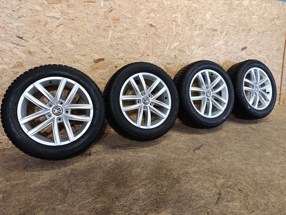 Koła zima 16" VW Golf Passat Caddy Seat Leon Skoda Octavia Audi A3 A4 5x112 6.5" ET46
