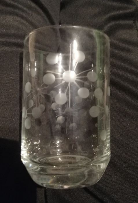 Szklanki z okresu PRL-u, kolekcja, Vintage, 5 + 2 sztuki