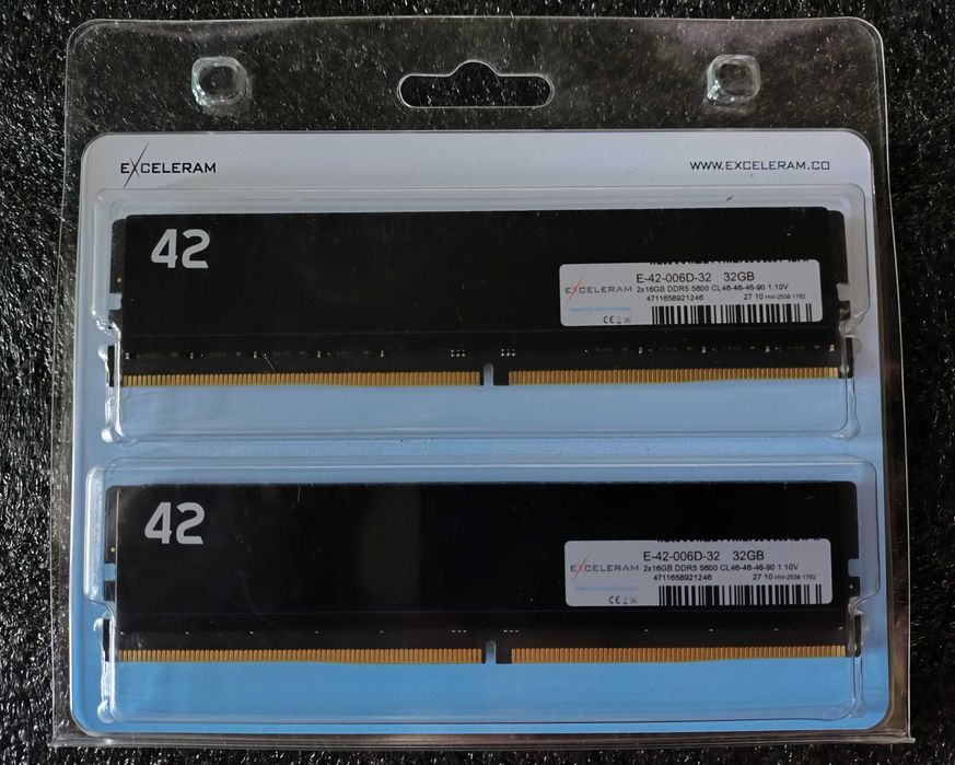 Оперативна пам'ять DDR5 32Gb (2x16Gb) eXceleram G.SKILL 5600 6000 MHz