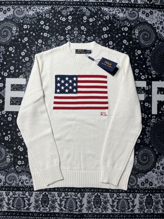 Светр Polo Ralph Usa | светр з флагом америки | светр поло ральф