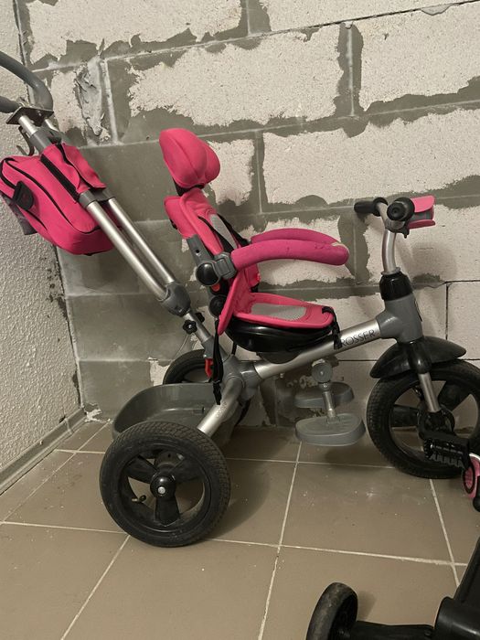 Дитячий велосипед з ручкою