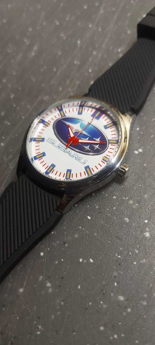 Zegarek Subaru czarny pasek NOWY na prezent
