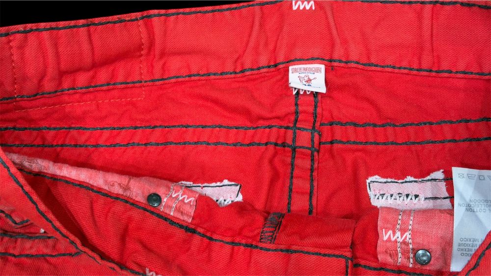 True Religion Straight Red