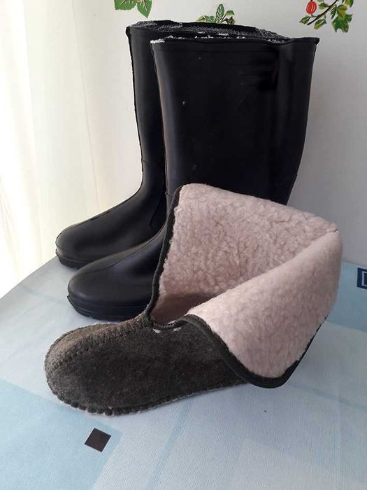 Сапоги резиновые рабочие(вставка-утеплитель)DreamStan 39 р, 24,7-26 см