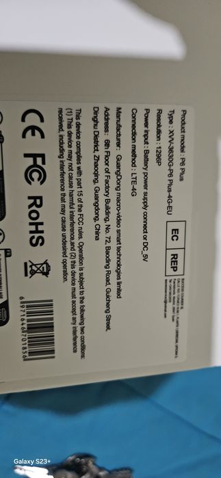 Camera motorizada solar 4g