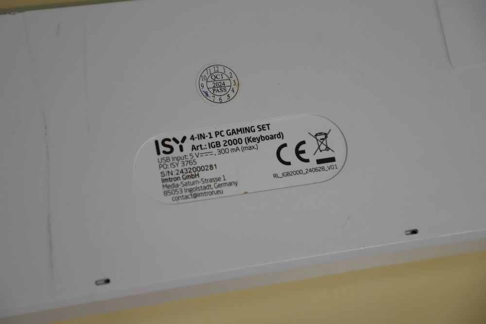 механічна клавіатура ISY 3765