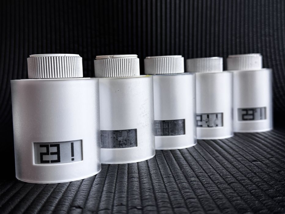 Głowice termostatyczne NETATMO. 5 sztuk.