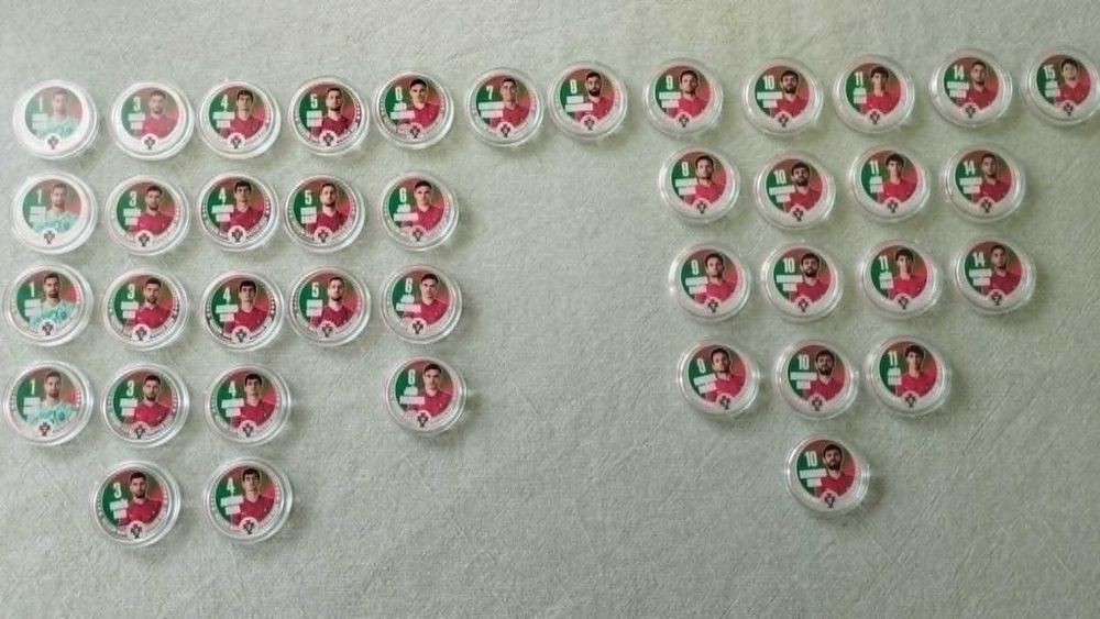 Colecção ICOINS Moedas Selecção Portuguesa Futebol (MOCILAB) - Mundial 2026 (NOVAS)