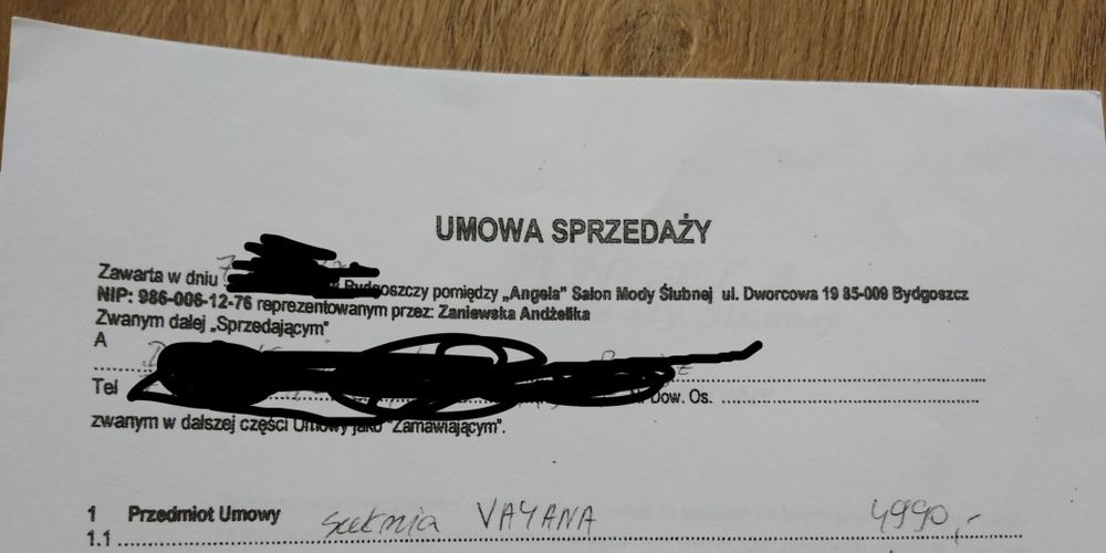 Suknia ślubna Angela