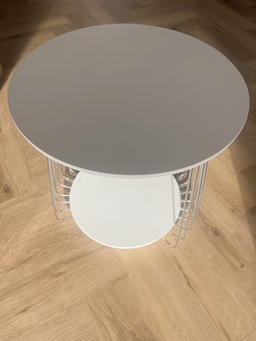 Stolik biały Vilnius 50cm NOWY