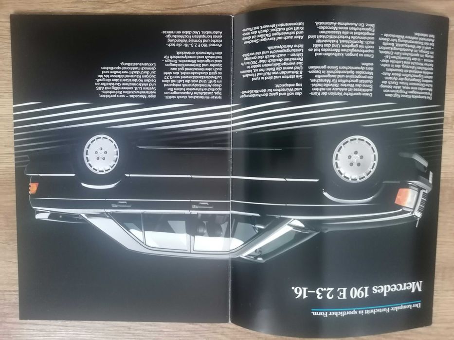 Prospekt Mercedes 190 2.3-16 Cosworth