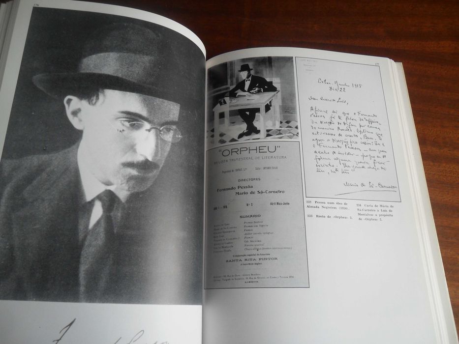 "FERNANDO PESSOA" - Uma Fotobiografia de Maria José de Lancastre - 2ª Edição de1981