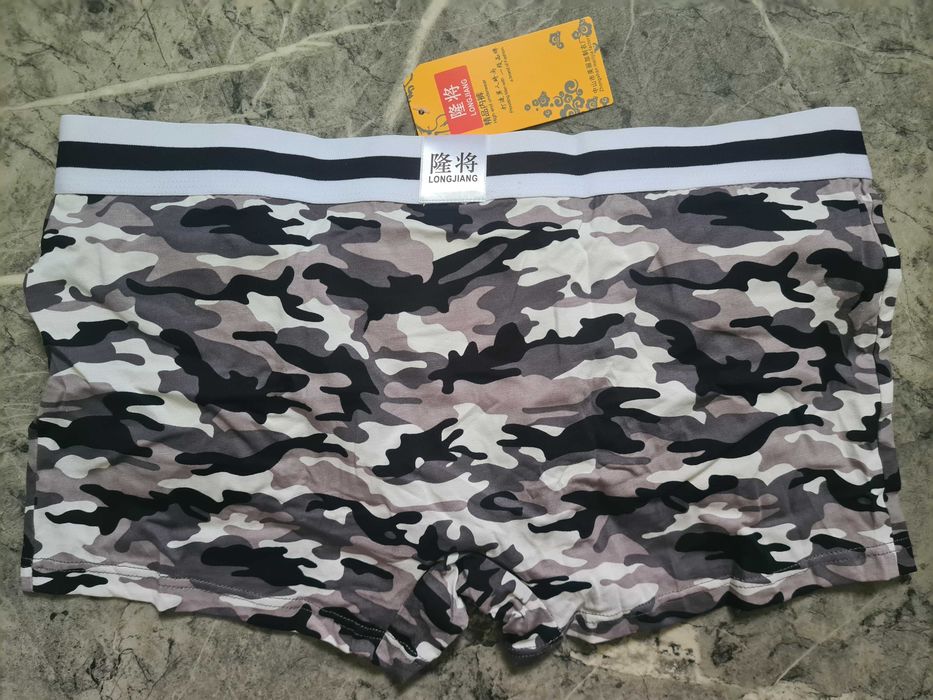 NOWE gacie MORO szare Army Bokserki wojsko UNIKAT