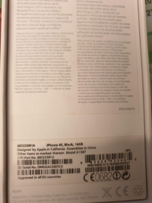 iPhone 4s , 16 gb, black