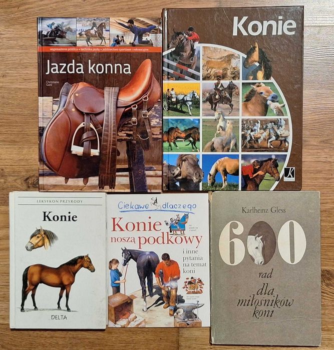 Konie zestaw książek rady, rasy, Jazda Konna