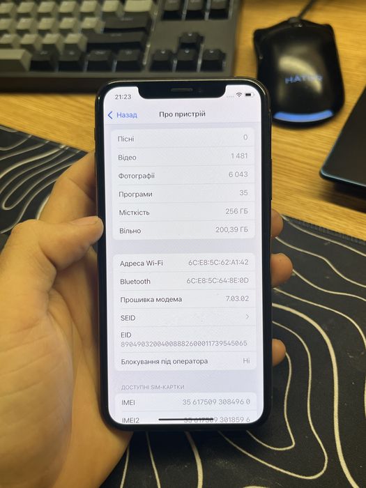 iPhone XS 256GB Gold. Neverlock