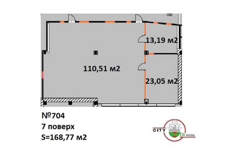 Без % Нежитлове приміщення 168м2, Офіс, м Васильківська, Бізнес Цент