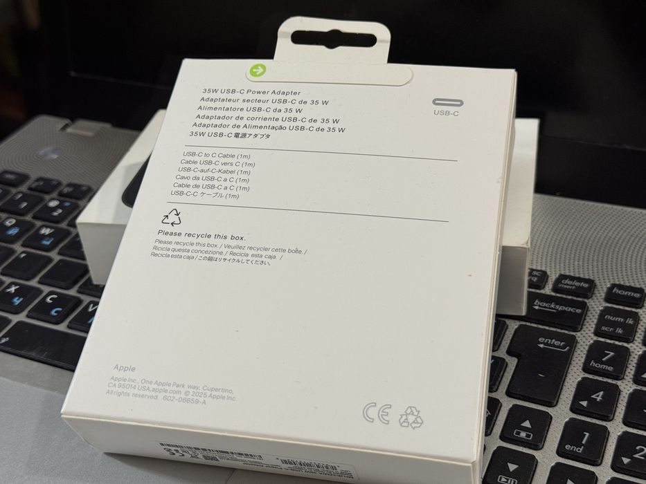 Зарядка 35W Iphone  15/16 Pro/Pro Max/17/Apple Айфон Швидка зарядка