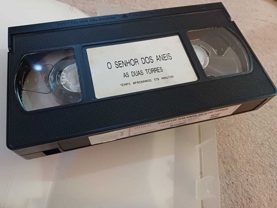 VHS - O Senhor dos Anéis - As duas torres, com Elijah Wood; 2002