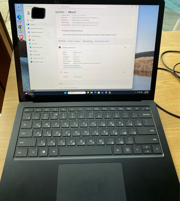 Laptop Microsoft Surface 3