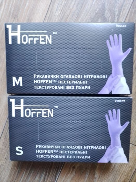 Нітрилові рукавички S, М!