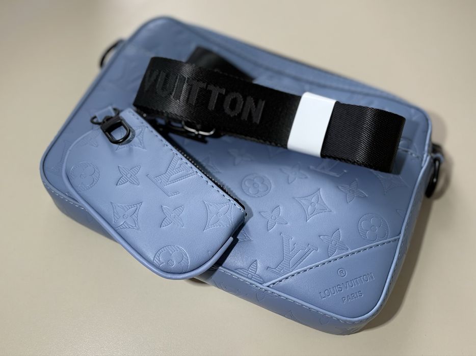 Стильна шкіряна сумка Louis Vuitton ; L&V