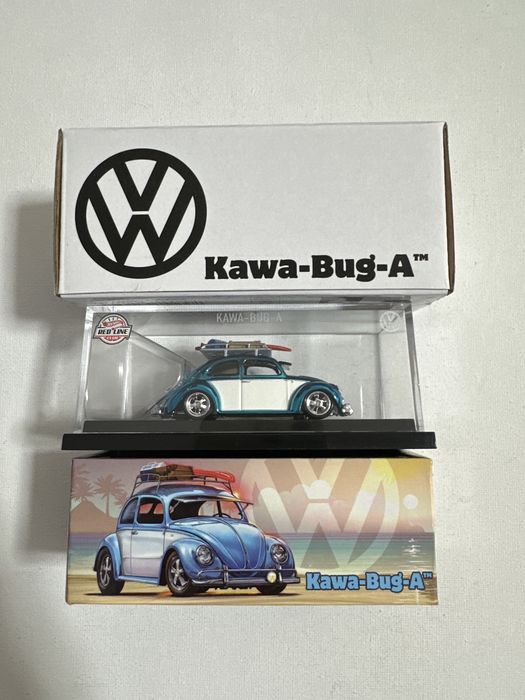 Hot wheels premium volkswagen garbus kawa bug a beetle kafer rlc red line club