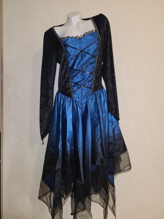 Шляпа перчатки сетка платье ведьмы взрослый размер