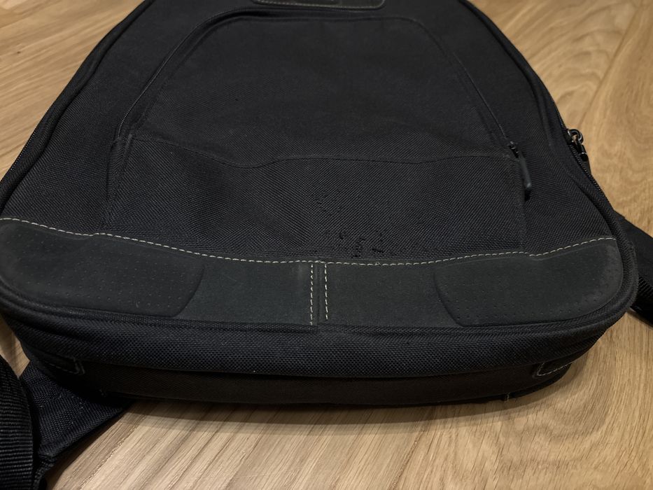 Sztywny plecak na laptopa dokumenty Samsonite elegancki czarny