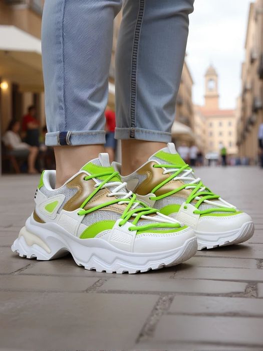 4 KOLORY 36 37 38 sneakersy 39 40 adidasy sportowe z wstawkami wiazani