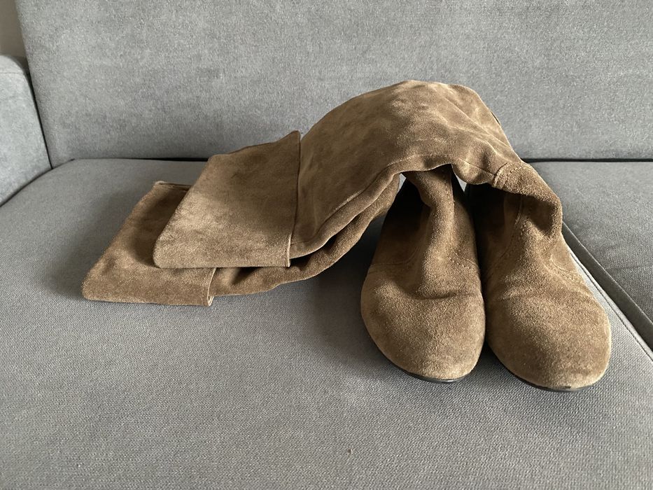 Kozaki skóra zamsz 37-38 Venezia
