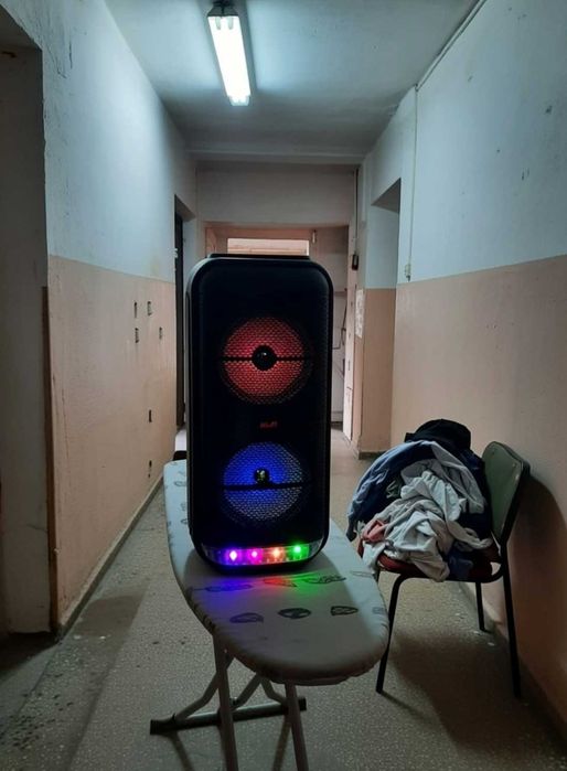 Колонка караоке бездротова з мікрофоном bluetooth гучна