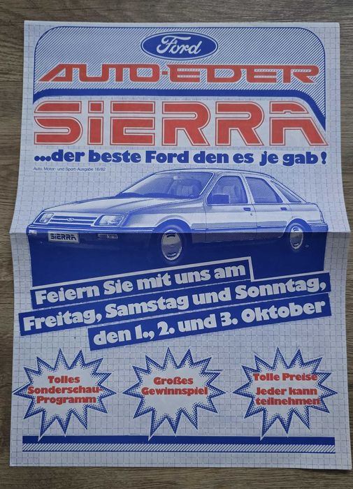 Prospekt Ford Sierra