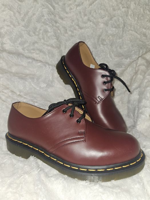 Buty MARTENS bordowe