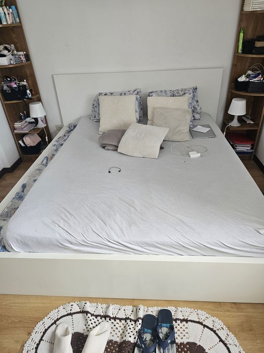 Cama casal 180x200 ikea com estrado