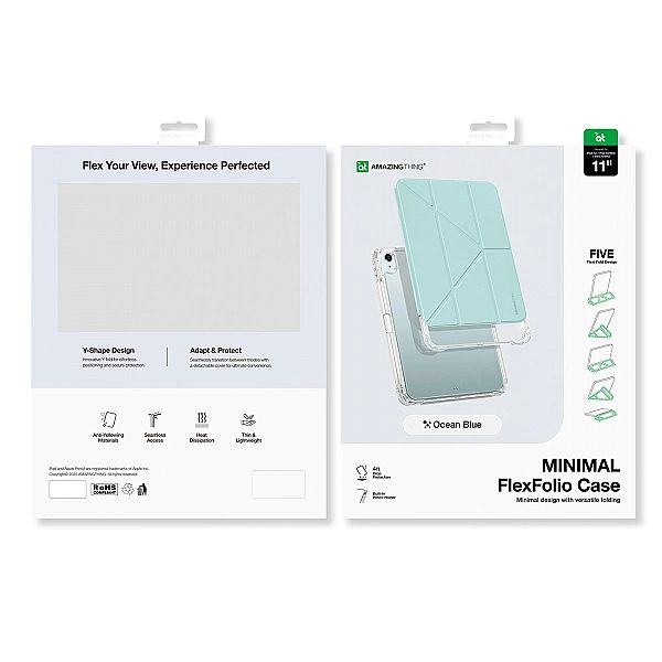 Etui AMAZINGTHING Minimal Case na iPad Air M3/11" - niebieskie