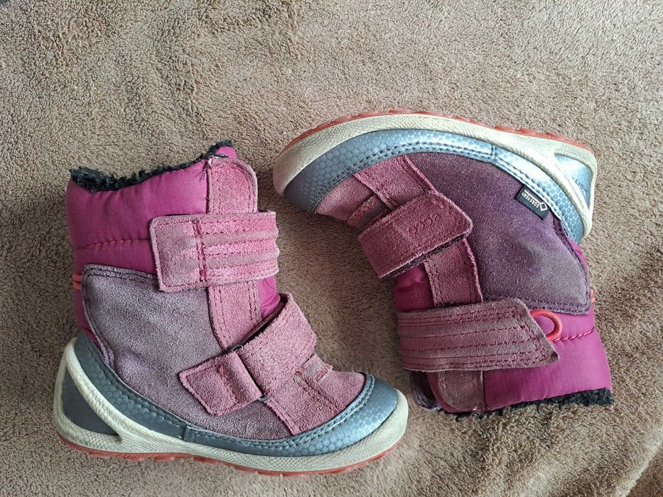 Śniegowce kozaki buty zimowe skórzane ecco biom lite rozmiar 22