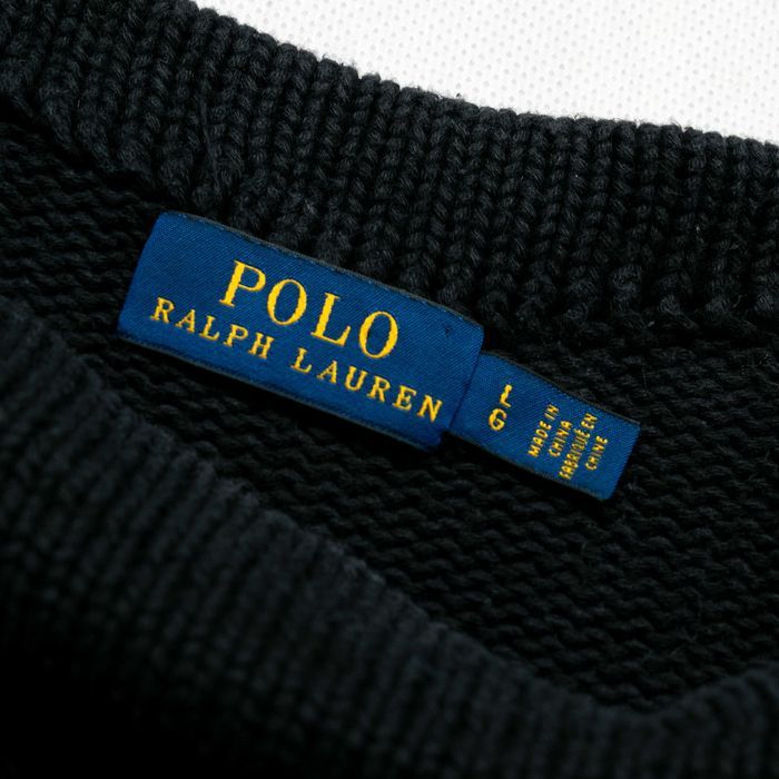 Ralph Lauren RL logo sweter dzianinowy L męski