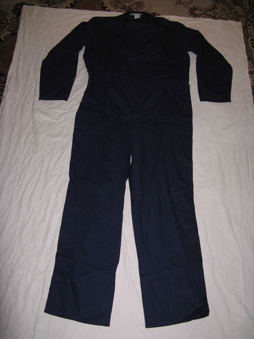 kombinezon roboczy nowy granatowy duży 62 XXL 2XL bawełna sanfor solidny