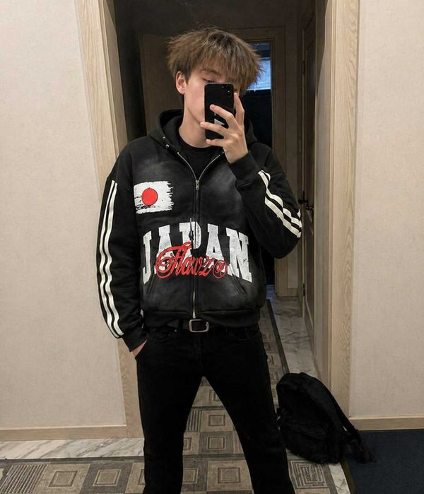 Зип худи Yohji Yamamoto Japan type rick owens opium y2k balenciaga