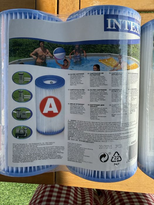 4 filtros piscina intex novos tipo A